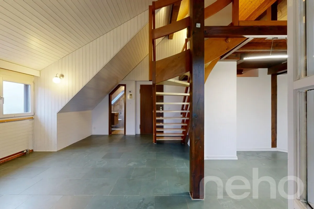 Charmante 3.5-Zimmer-Duplexwohnung mit Blick ins Grüne