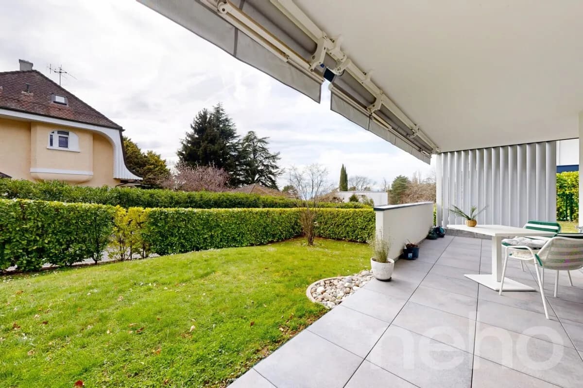 Remarquable appartement de standing avec terrasses et jardin ? Pully