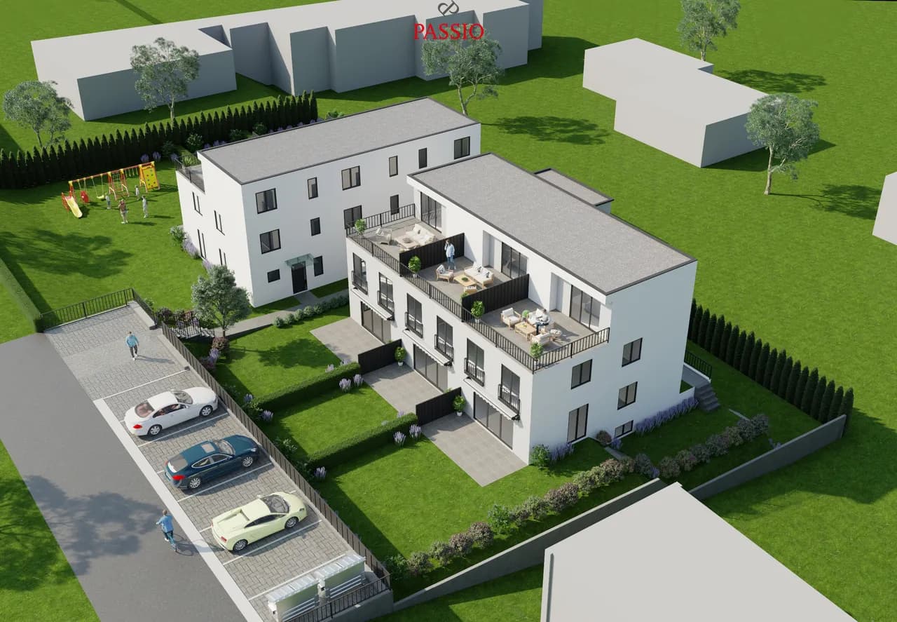 Baustart bereits erfolgt! Modernes 5,5-Zimmer Reiheneckhaus