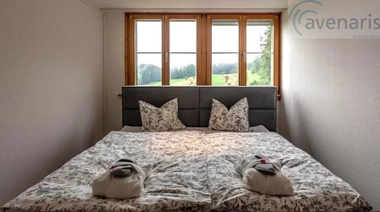 Ruhiges Doppelzimmer in ländlicher Lage mit Gartenblick
