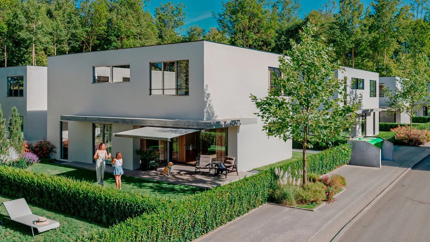 Neubau: Familienoase an ruhiger Lage