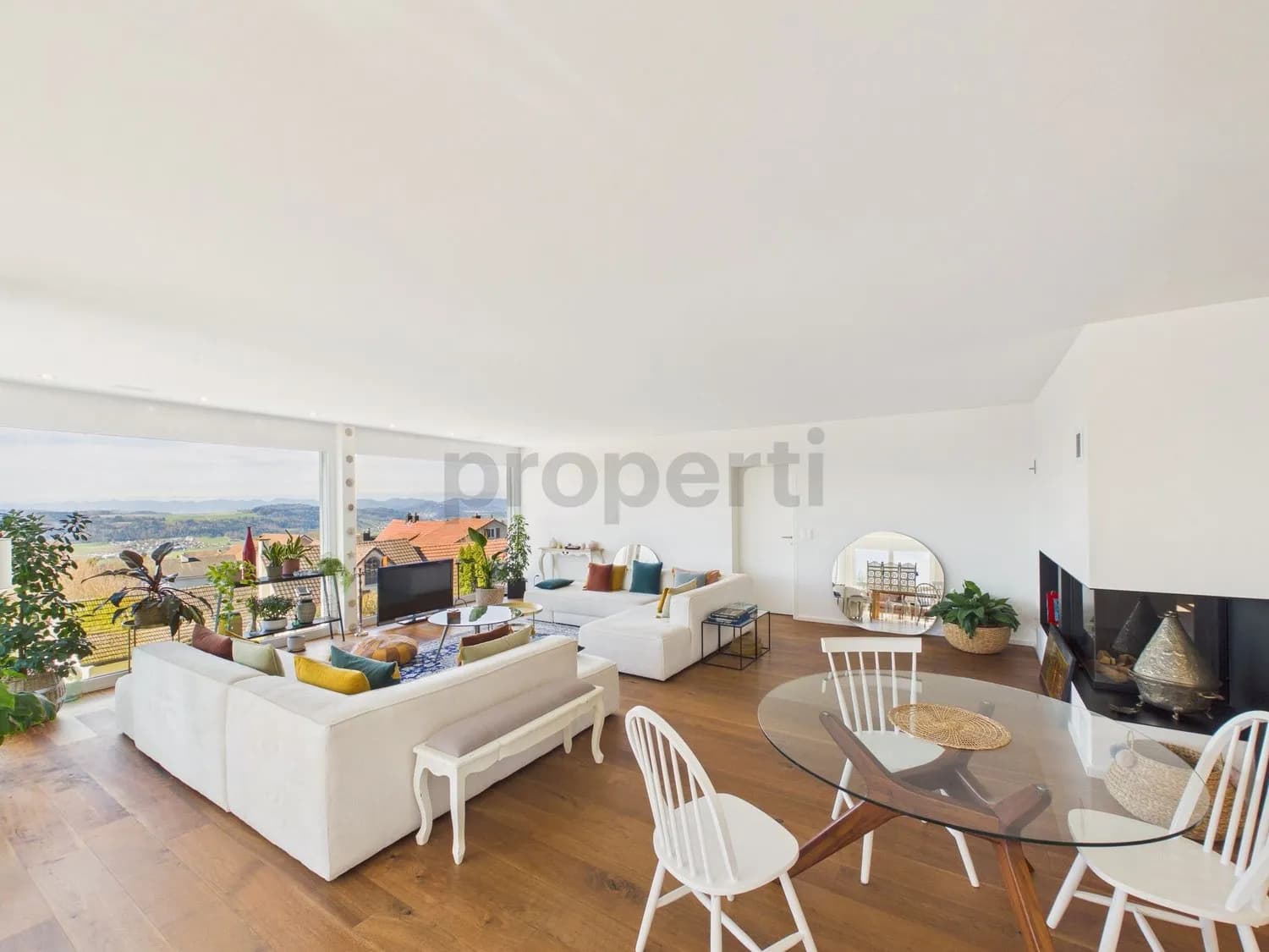 Luxuriöse 5.5-Zimmer Wohnung in Bellikon mit eigenem Liftzugang