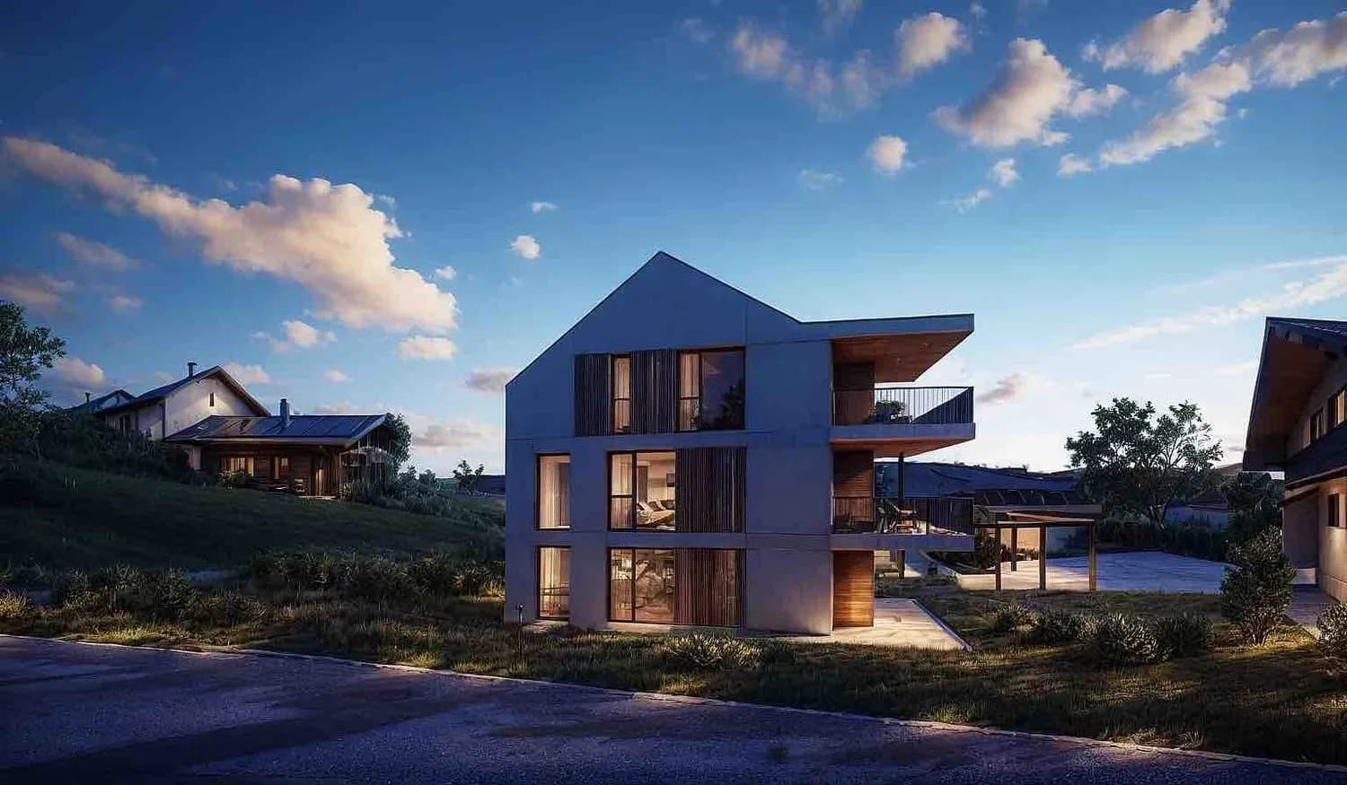 Ihr neues Zuhause auf einer Ebene