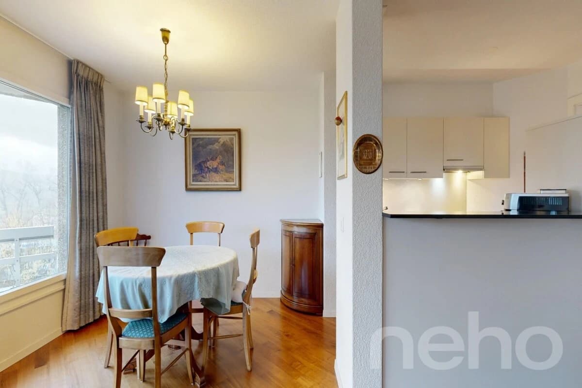 Lumineux 4.5 pièces au coeur de Marly: calme et panorama