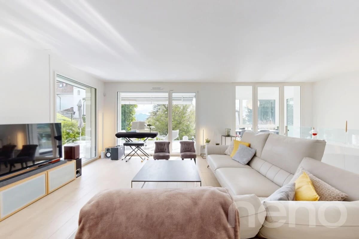 Remarquable appartement de standing avec terrasses et jardin ? Pully