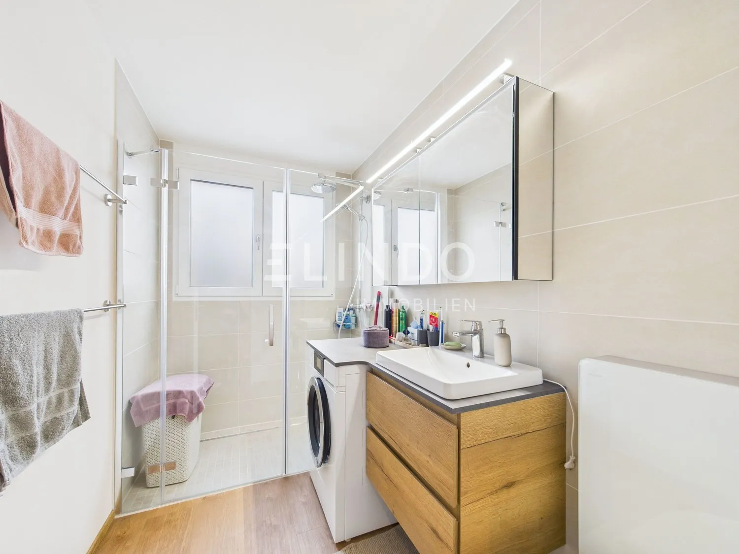 Frisch renovierte 3.5-Zimmer-Gartenwohnung mit Weitsicht in Kilchberg