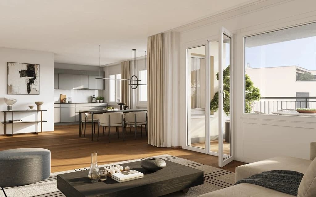 Frisch renovierte und helle Wohnung