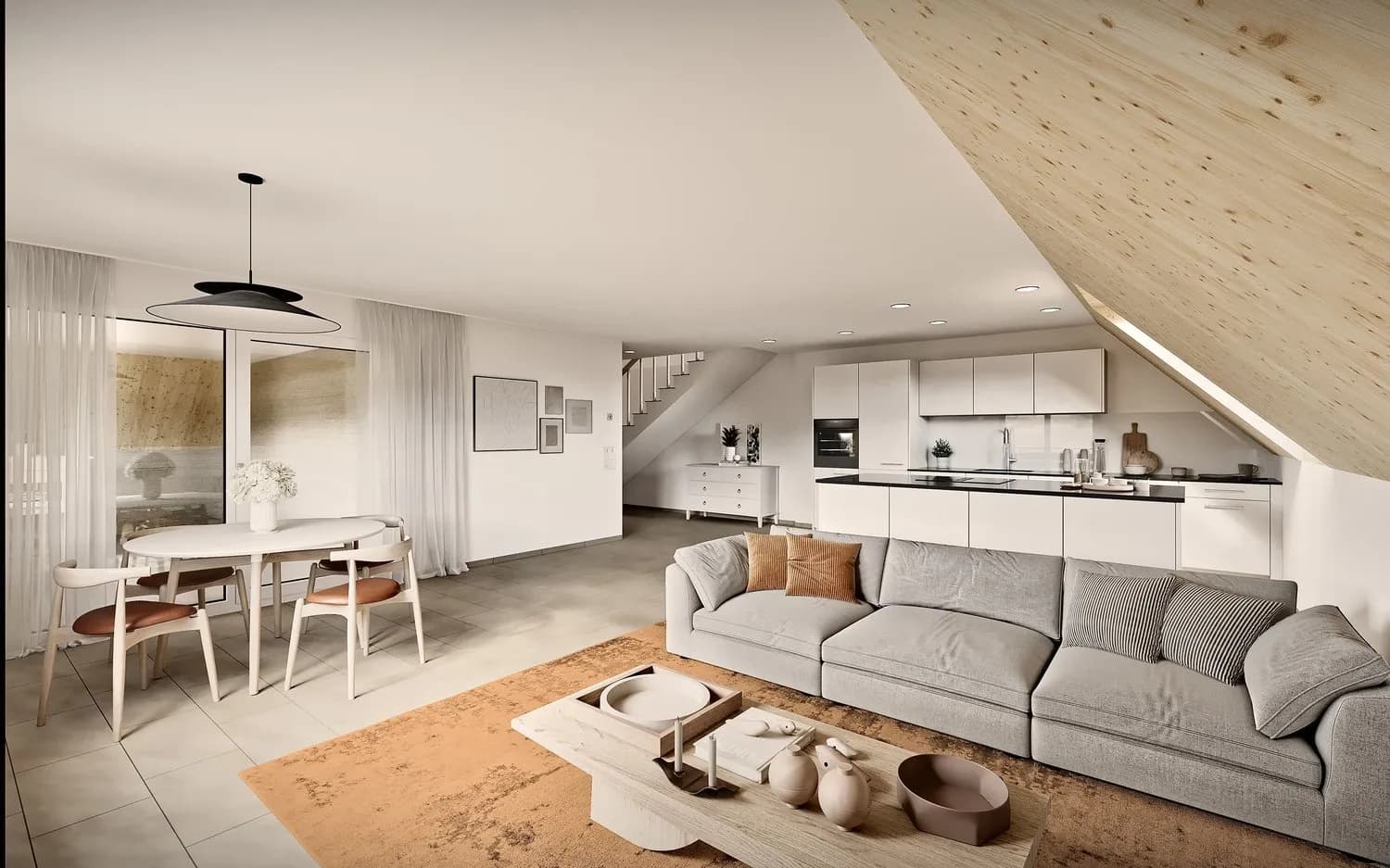 4.5-Zimmer-Maisonette in Stüsslingen  stilvoll, hell und durchdacht