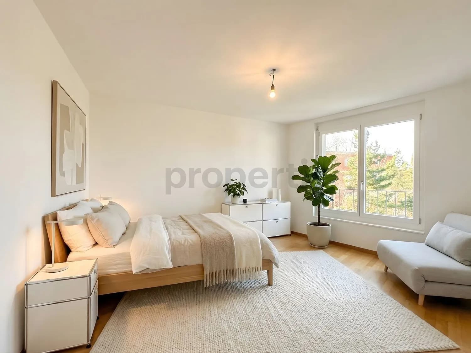 Moderne 4.5-Zimmer-Wohnung mit Rheinblick