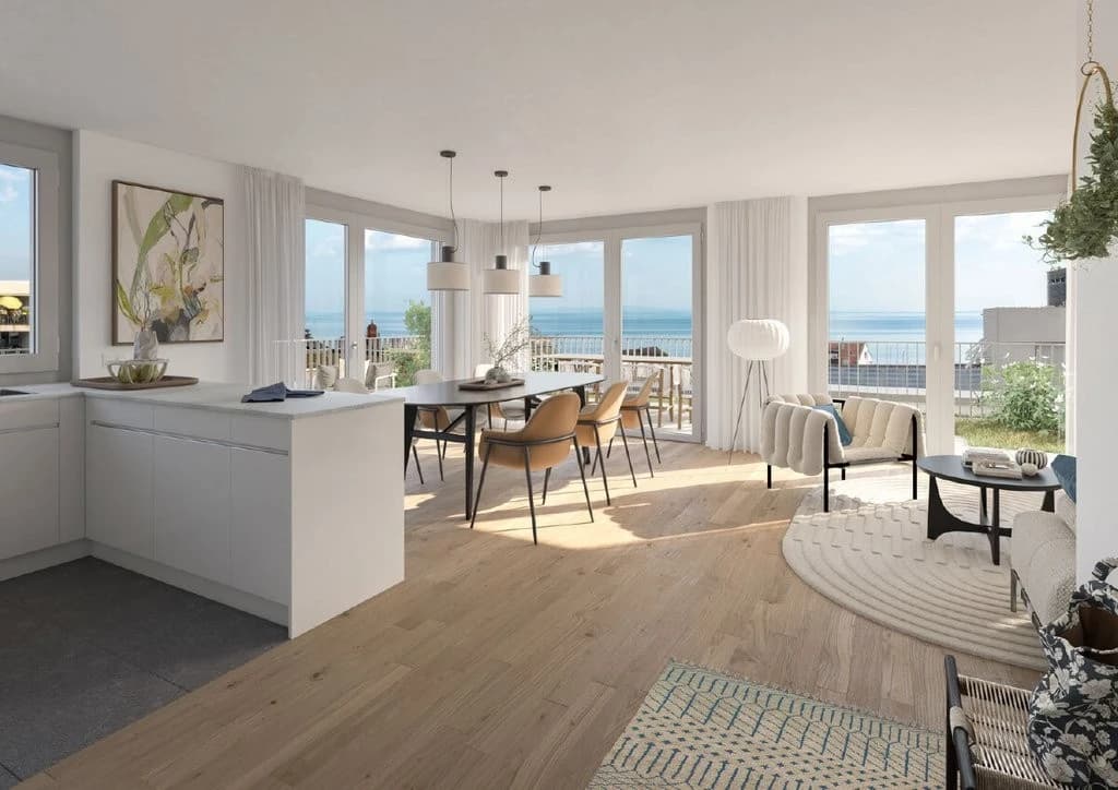 URBANES ZUHAUSE in der Hafenstadt Rorschach / 2.5 Zimmer-Wohnung