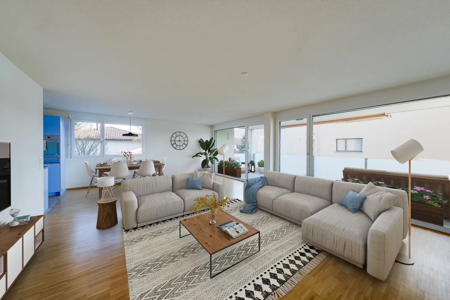 Helle Wohnung in einladendem Familienquartier!