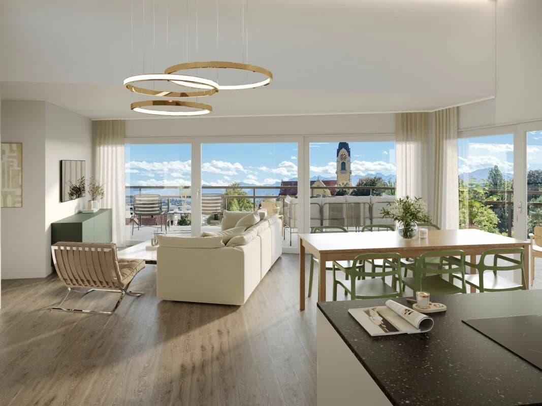 Neubau-Attikawohnung mit grosszügiger Terrasse