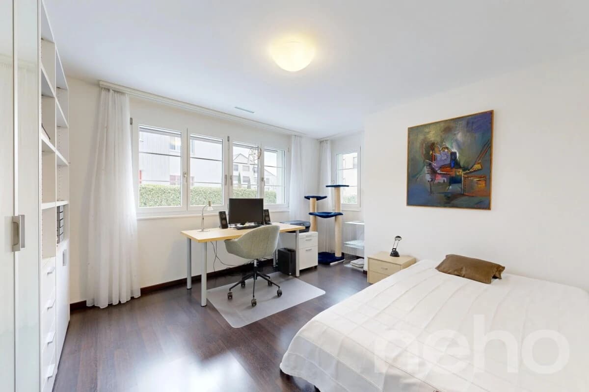 Gartenwohnung mit exklusivem Ausbau und technischer Ausstattung