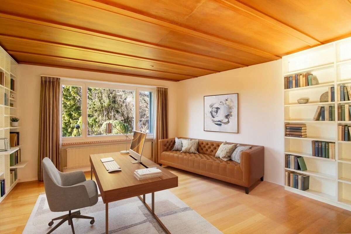 Grosszügiges 6-Zimmer Doppeleinfamilienhaus mit Landhauscharakter und sonnigem Garten in ruhiger Lage nahe Bern.