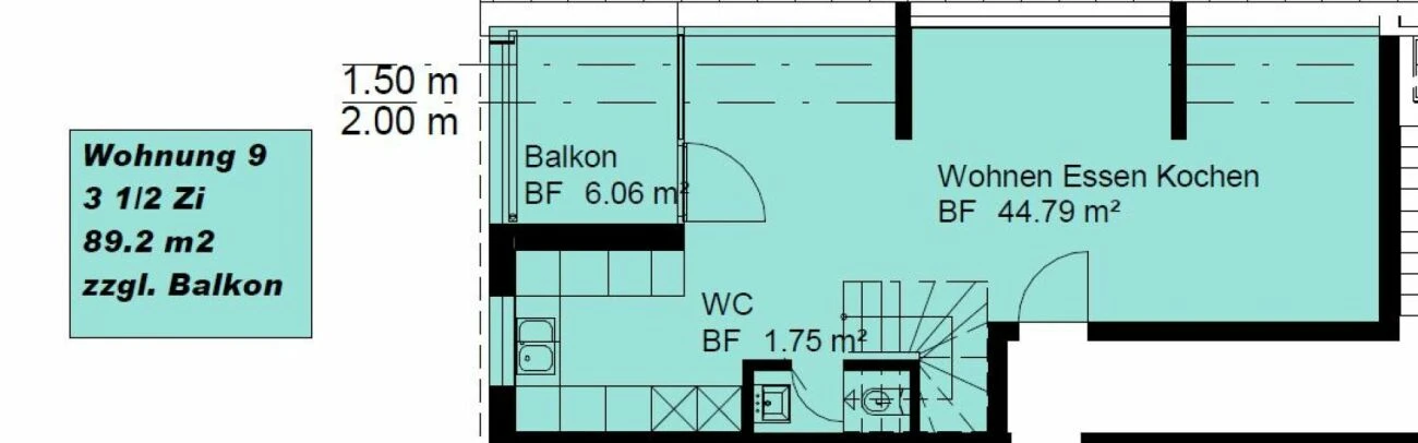 Gipf-Oberfrick / 3.5 Zimmer Wohnung Nr. 9