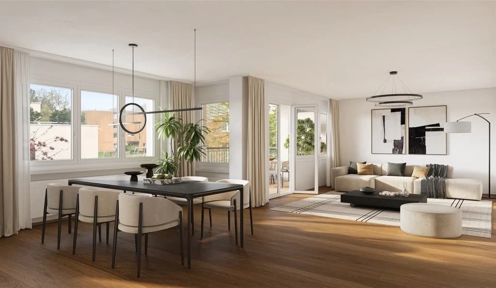 Frisch renovierte und helle Wohnung