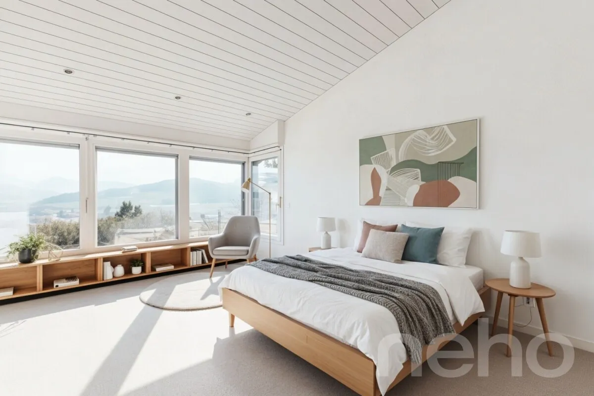 Familienparadies am Südhang mit Weitsicht und Bauland