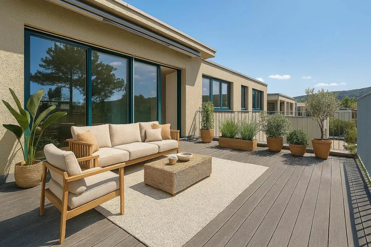 Attikawohnung mit zwei Terrassen und Einstellhallenplatz