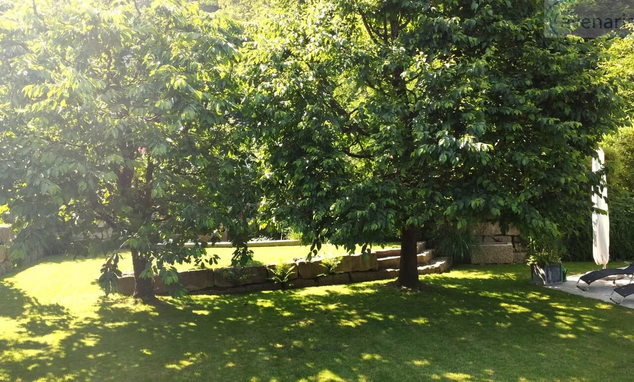 Doppeleinfamilienhaus mit grossem Gartenparadies nahe am Waldrand