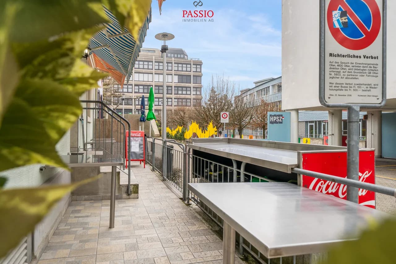 Zentrales 7-Zimmer Stadthaus mit Restaurant im Herzen von Olten