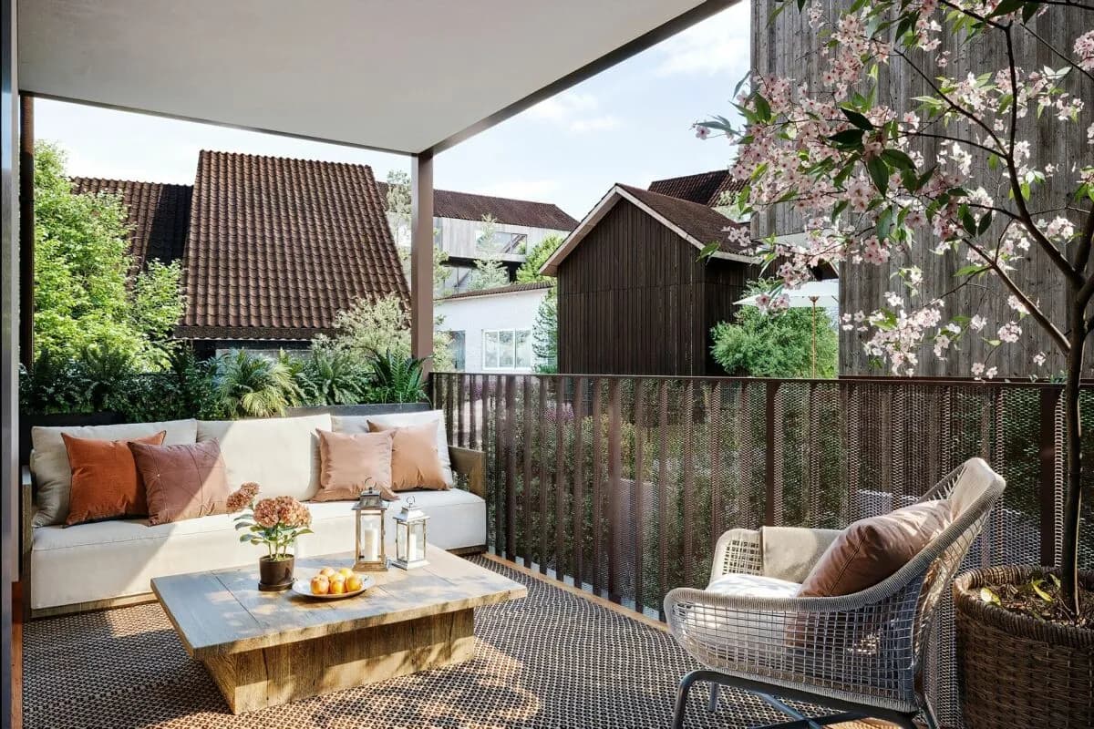 privater Rückzugsort «Am Palmenweg»: Eigentumswohnungen mit Balkon, Terrasse oder Garten