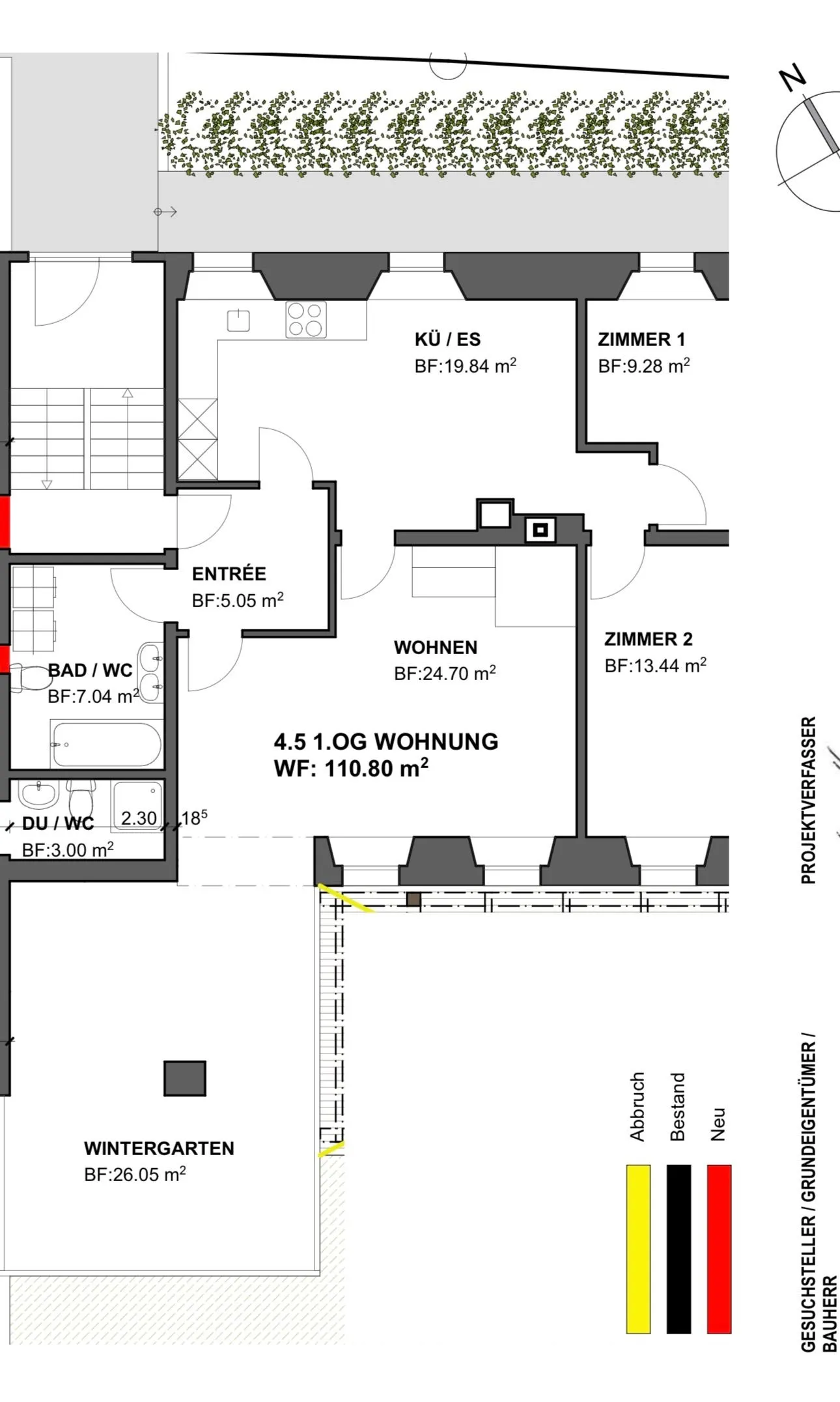Wohnidylle mit Garten & Wintergarten  3.5-Zimmer-Wohnung