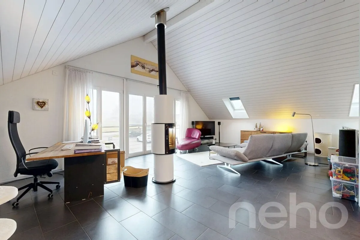 Moderne 2.5-Zimmer-Attikawohnung mit Terrasse und Weitsicht