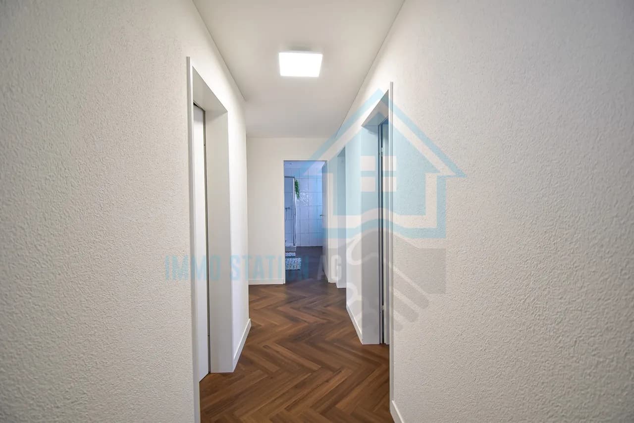 Stilvolle 4.5-Zimmer-Dachwohnung mit Loggia und Alpenblick in Burg AG