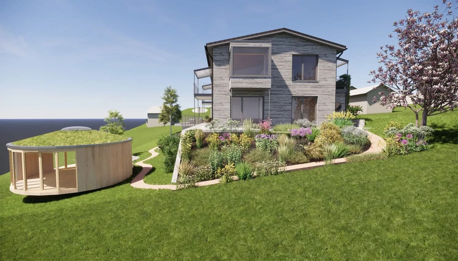 Ökologische 4.5-Zimmer Dachwohnung in Wienacht-Tobel (Neubau)