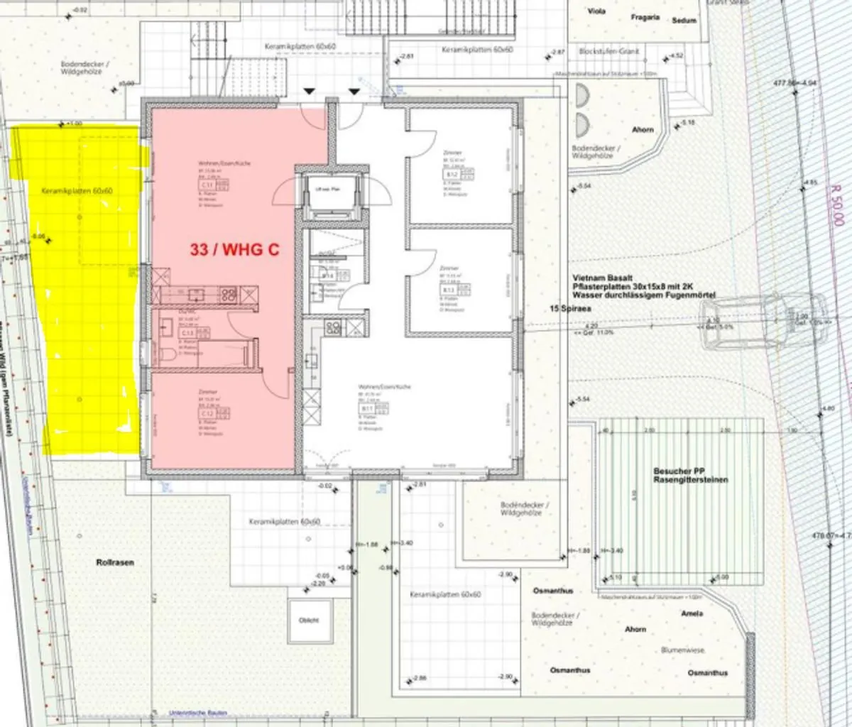 NEUBAU AN TOPLAGE MIT GROSSZÜGIGEM SITZPLATZ (40 M²) SOWIE EIGENER WASCHKÜCHE UND KELLER (17,4 M²). DIE WOHNUNG KANN AUF WUNSCH AUCH MÖBLIERT GEMIETET WERDEN.