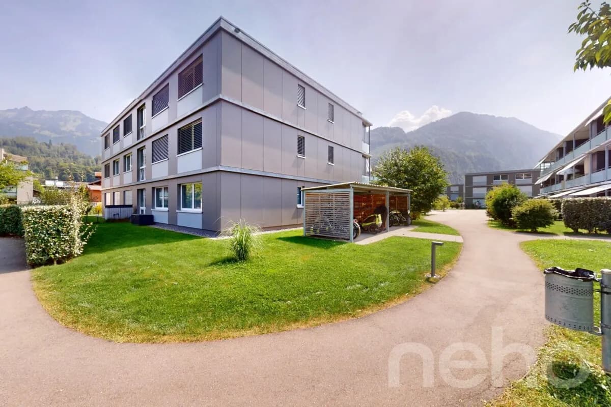 Familienfreundliche Wohnung mit grosser Terrasse in Interlaken