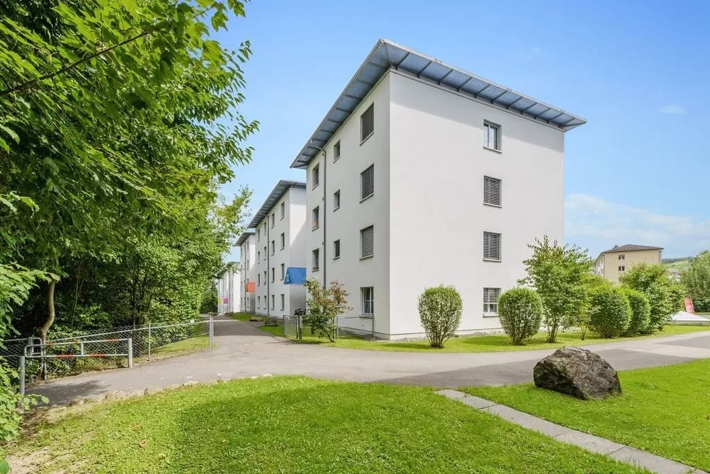 Gartenwohnung mit Blick auf den Pilatus