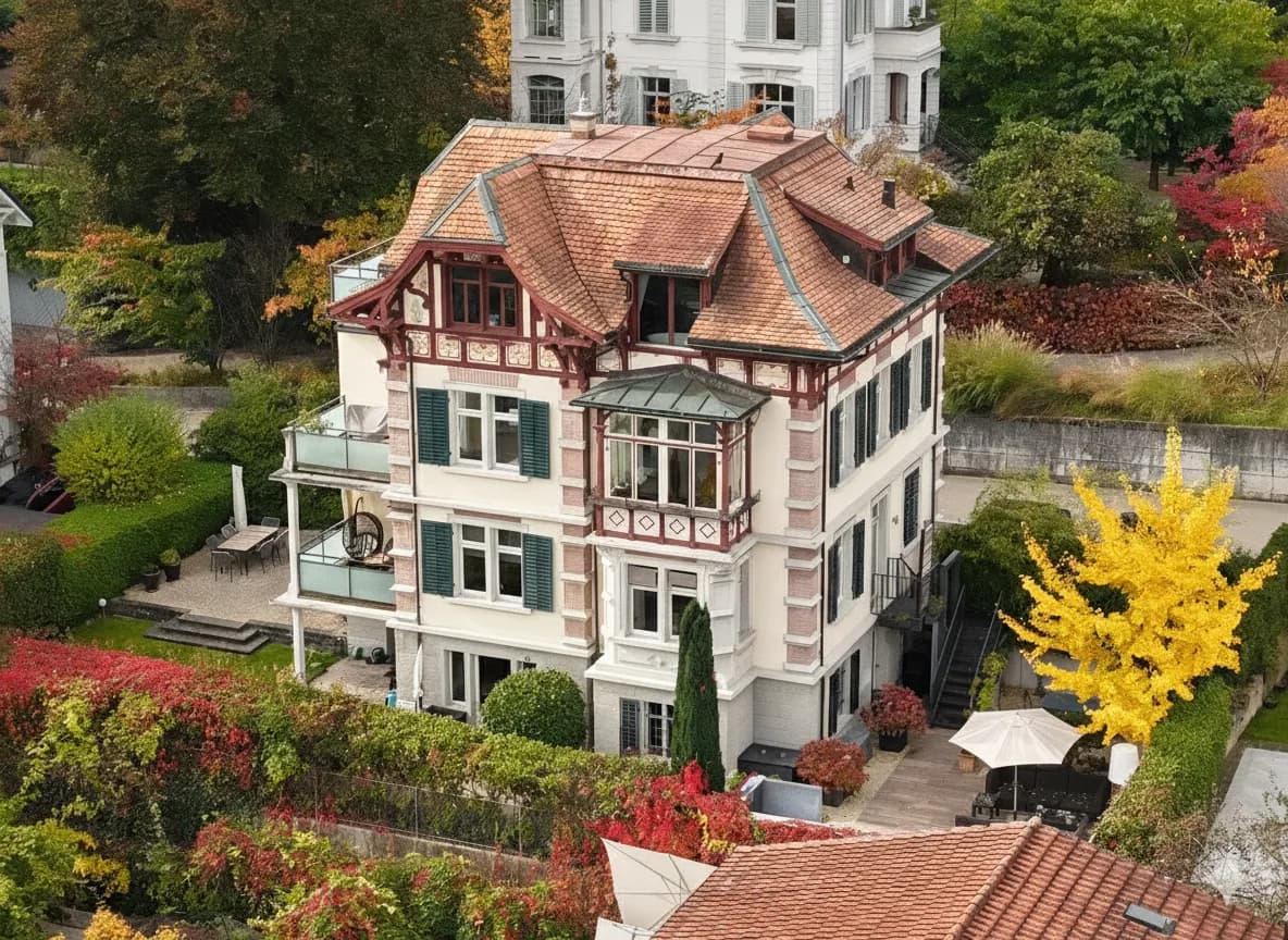 Moderne Jugendstilvilla mit Seesicht: Die Villa Morgenblick in Kilchberg