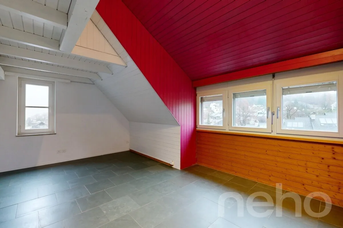 Charmante 3.5-Zimmer-Duplexwohnung mit Blick ins Grüne