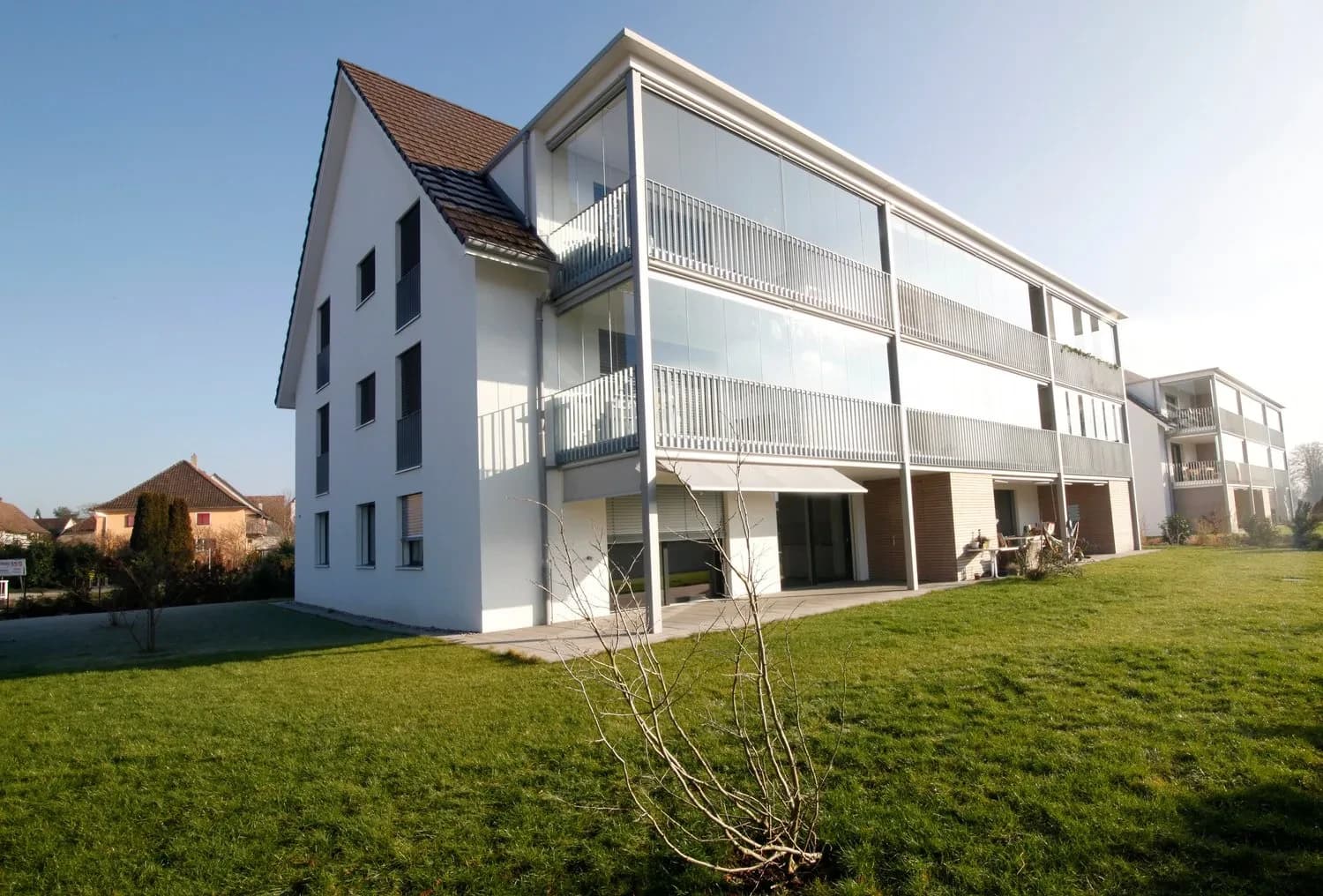 Wohnen in moderner Überbauung mit landschaftlicher Umgebung