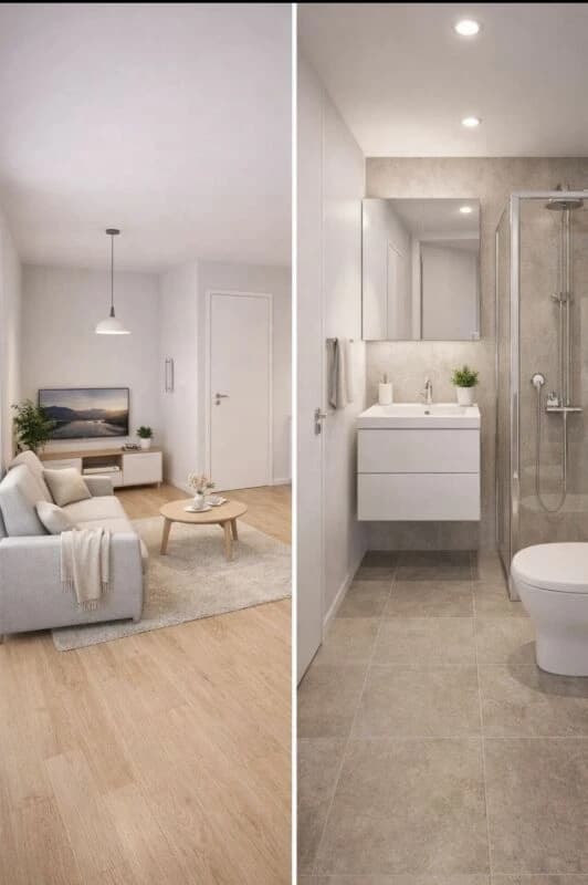 1 Zi. Studio inkl. Internet TV und Möbel Modern Ausgestattet