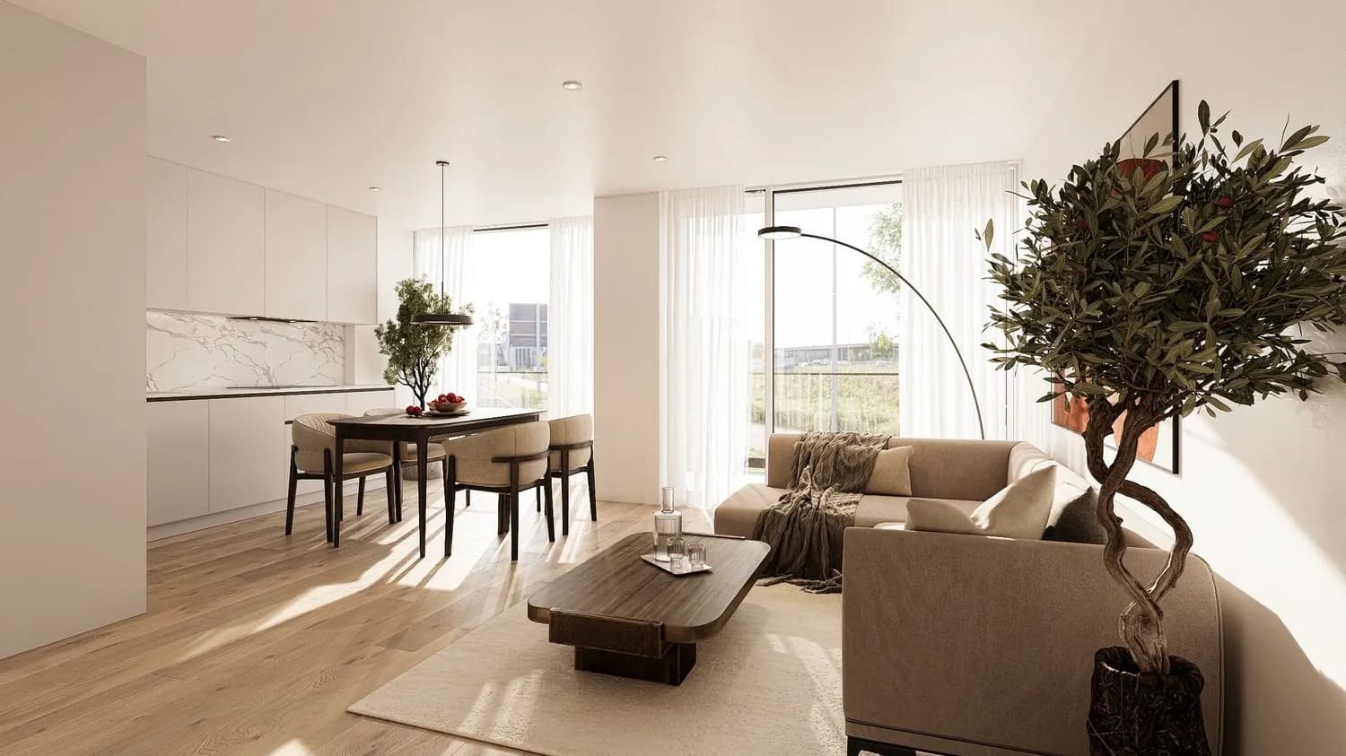 Möblierte 1.5-Zi.-Gartenwohnung mit Balkon, Killwangen