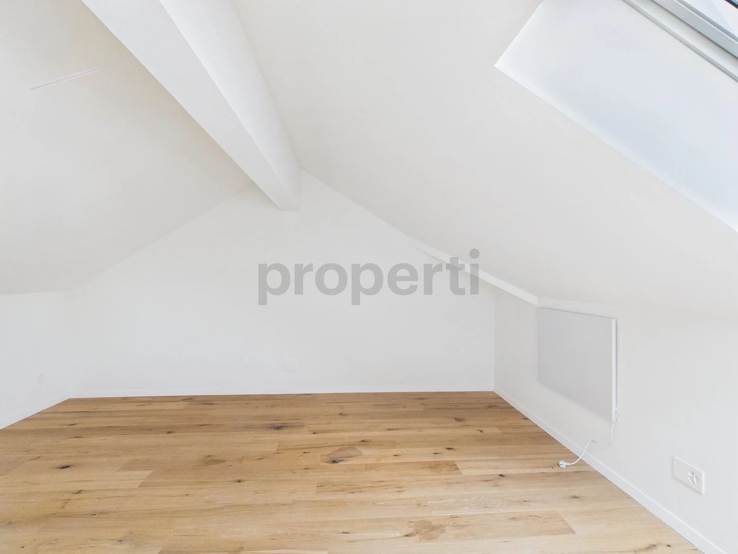 Charmante Neubauwohnung im Dachgeschoss in Grossdietwil  modern, ländlich & einzigartig