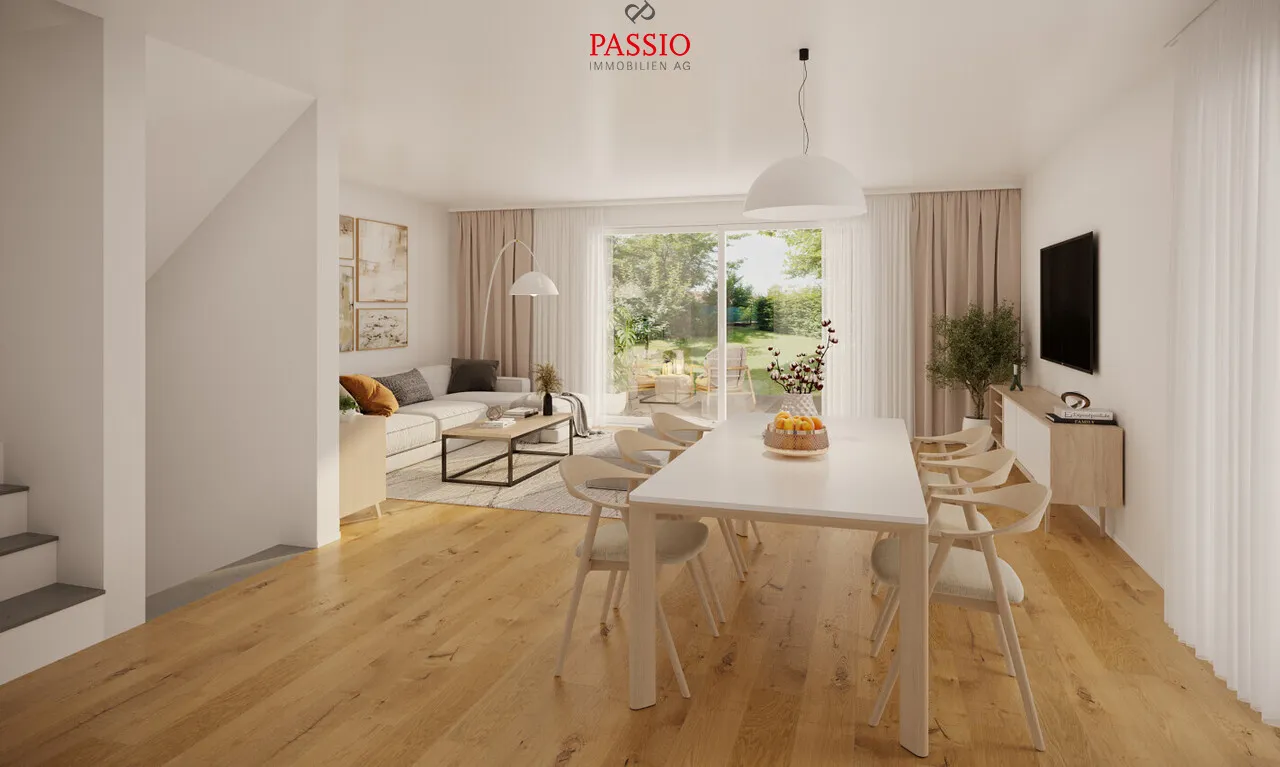 Baustart bereits erfolgt! Modernes 5,5-Zimmer Reiheneckhaus