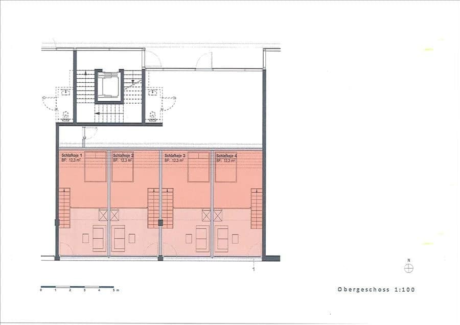 Doppelstöckiges möbliertes Zimmer mit Gemeinschaftsraum!
