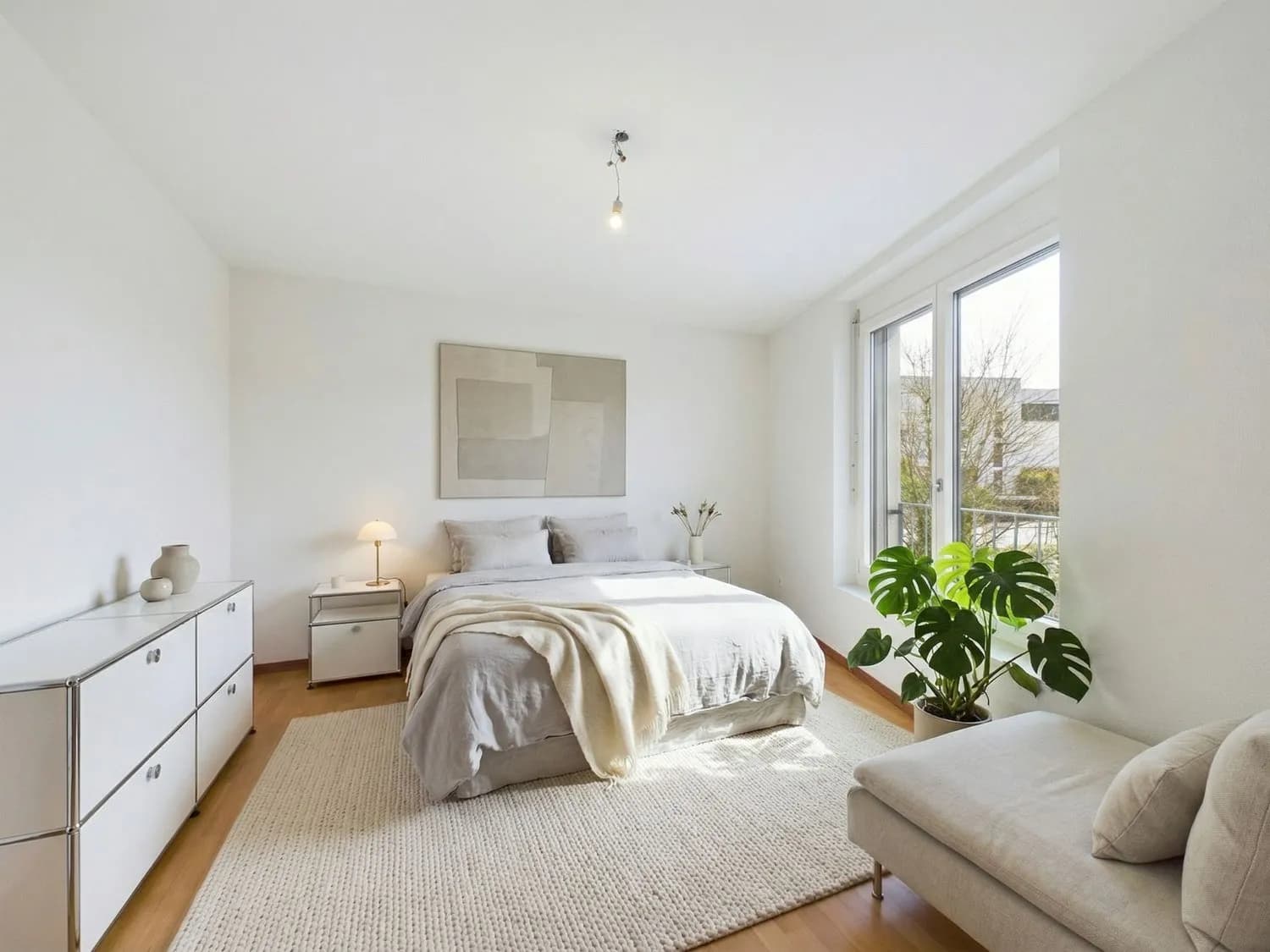 Moderne 4.5-Zimmer-Wohnung mit Rheinblick