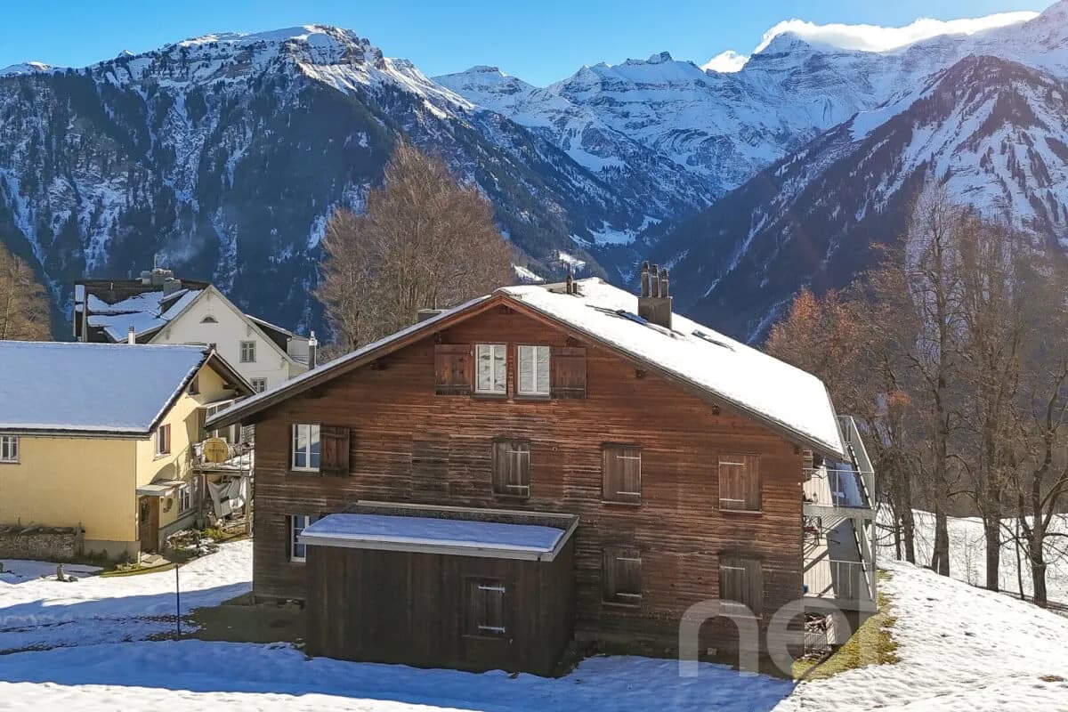 Charmante möblierte Dachwohnung mit Alpenpanorama ? Braunwald