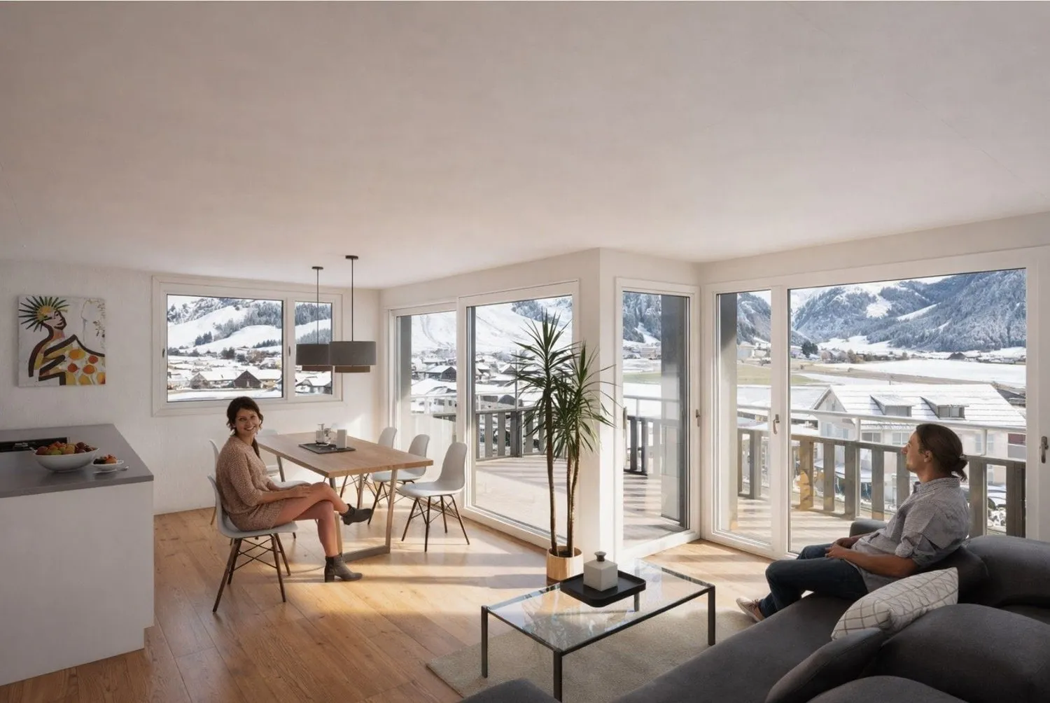 4.5-Zimmer-Neubau mit Seesicht in Euthal bei Einsiedeln