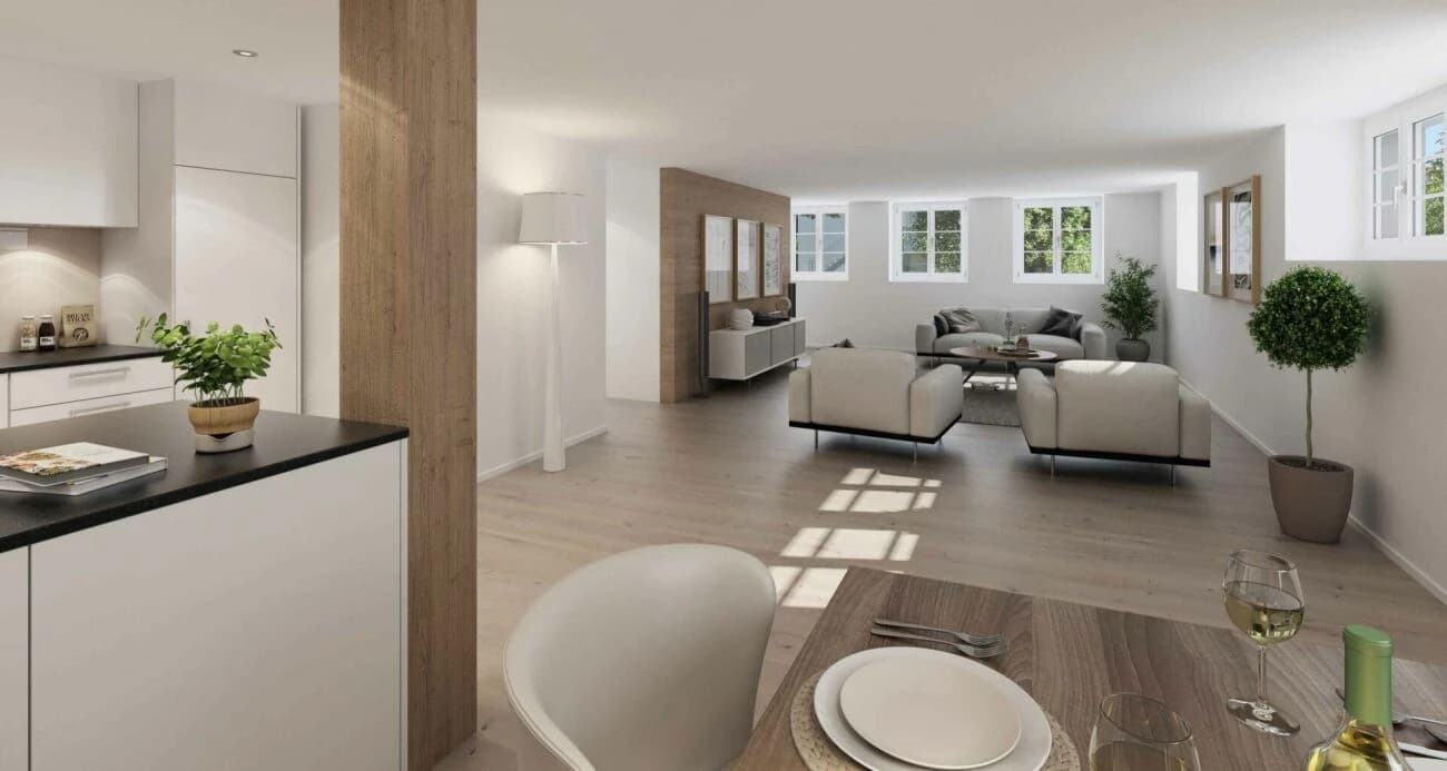 UG 3.5 Zi-Wohnung Neubau MFH Haus B West