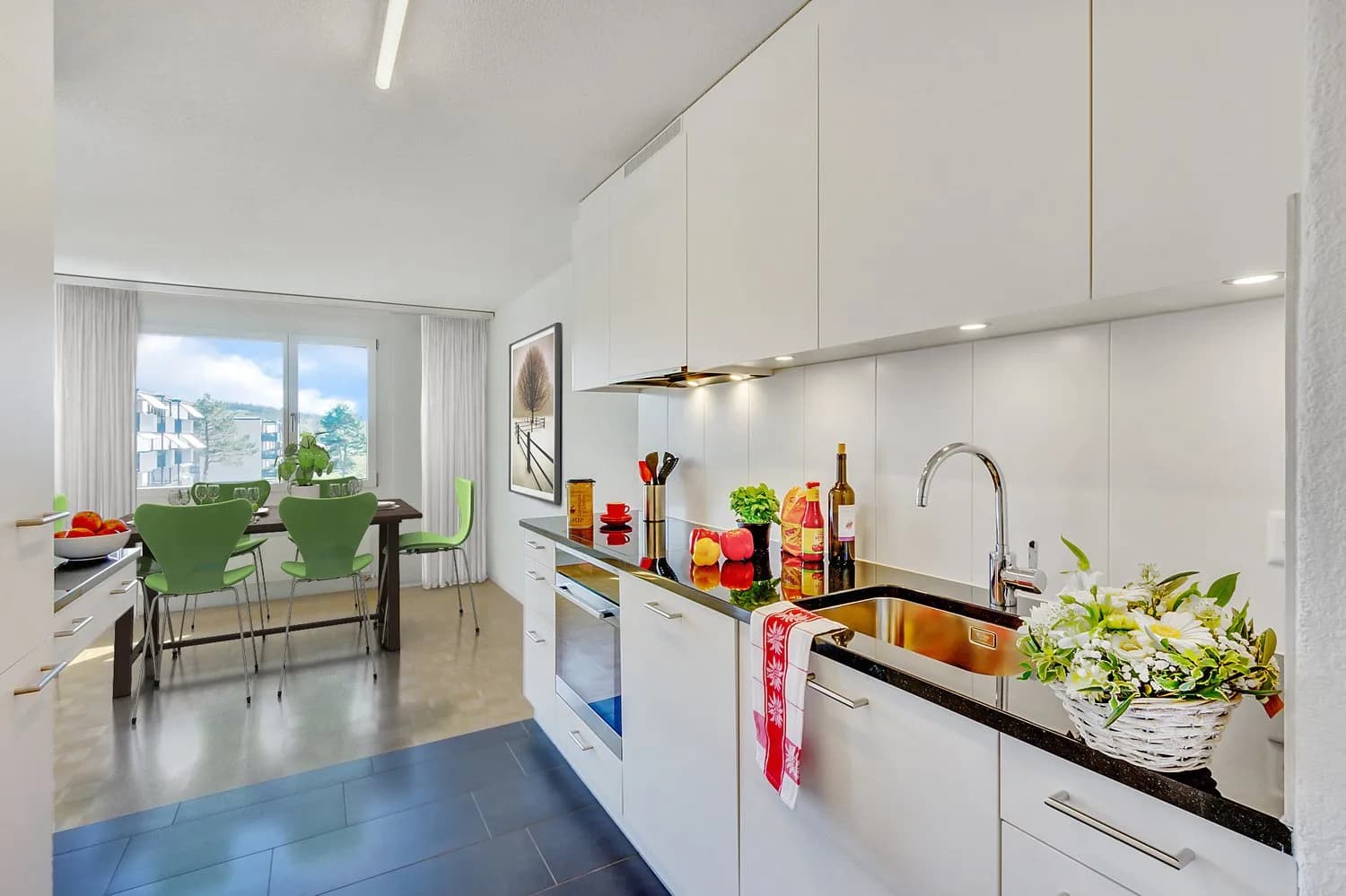 Traumhafte Aussicht auf den Belpberg!