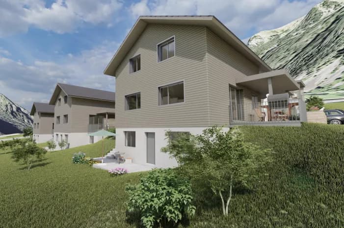 Moderne 2-Zimmer-Granny-Flat mit Parkplatz, Silenen