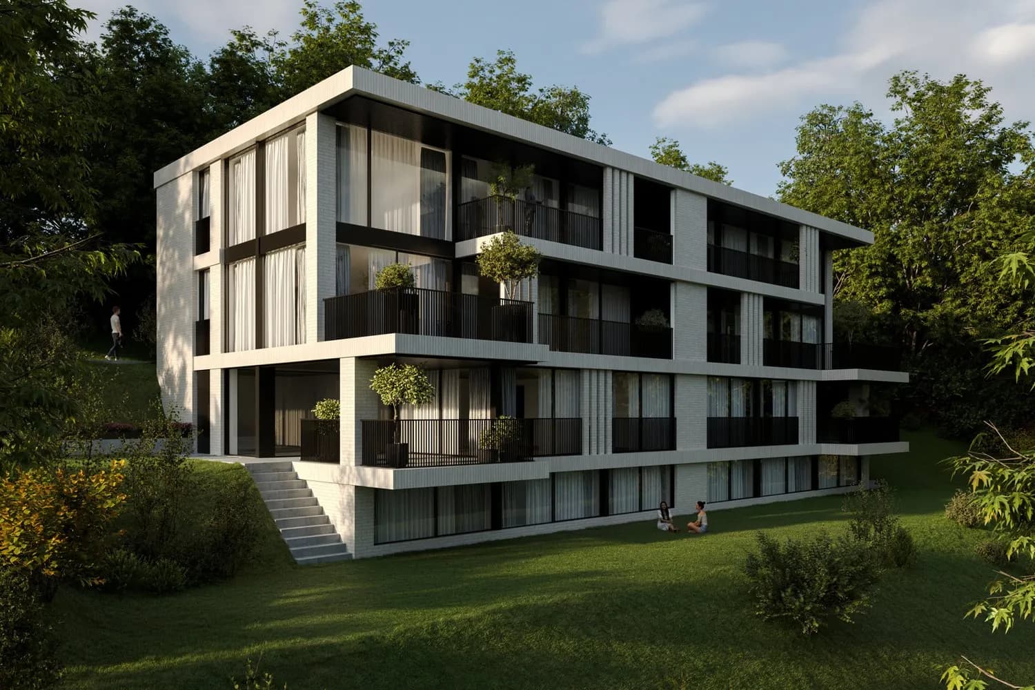 Gartenwohnung der besonderen Art