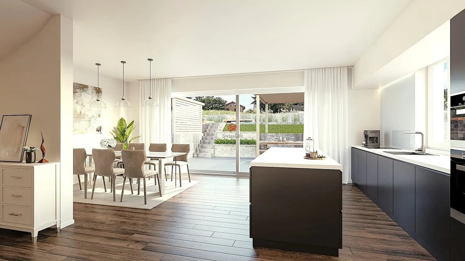 Grosses Eckhaus mit viel Komfort