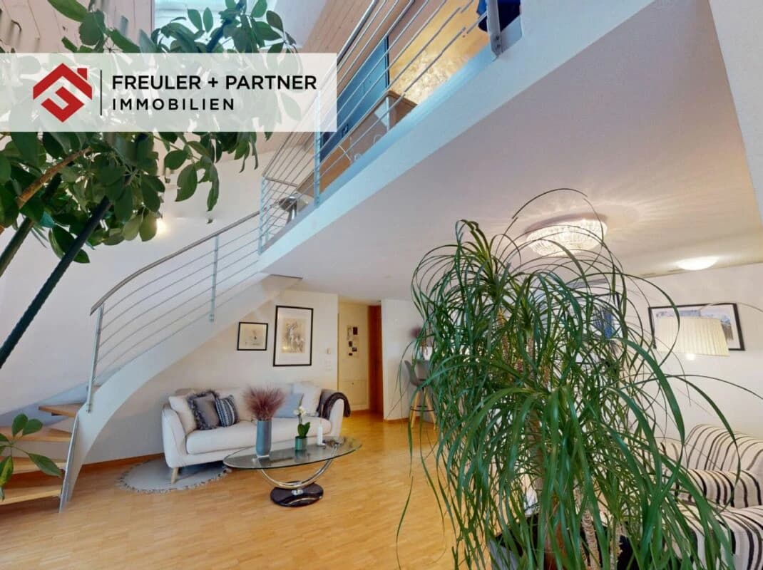 Exklusive 5½ Dachmaisonette - Wohnen mit Wohlfühlcharakter