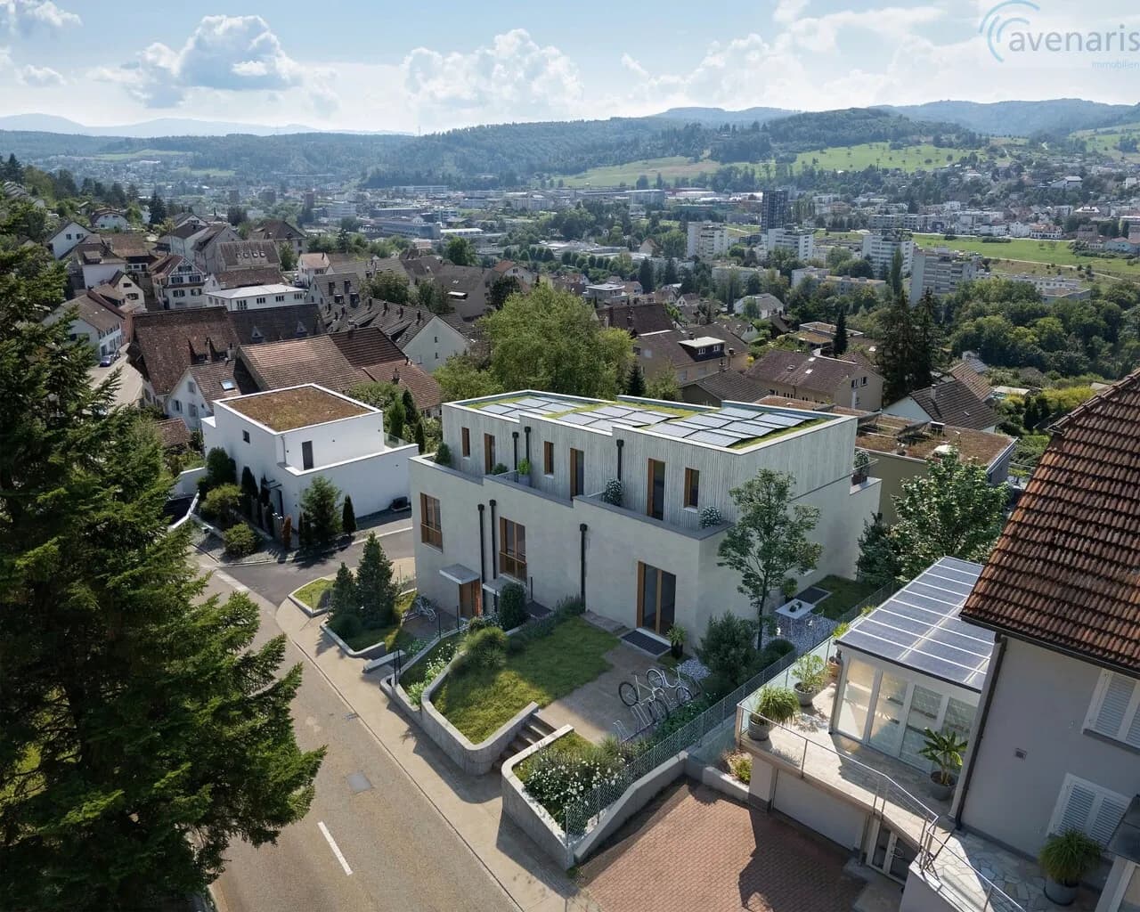 Nur noch ein Haus von drei bewilligten Premium-Reihenhäusern frei